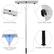 Aluminum Blade, Snow Flake Roller, Stable Triangular Structure, Durable P Handle