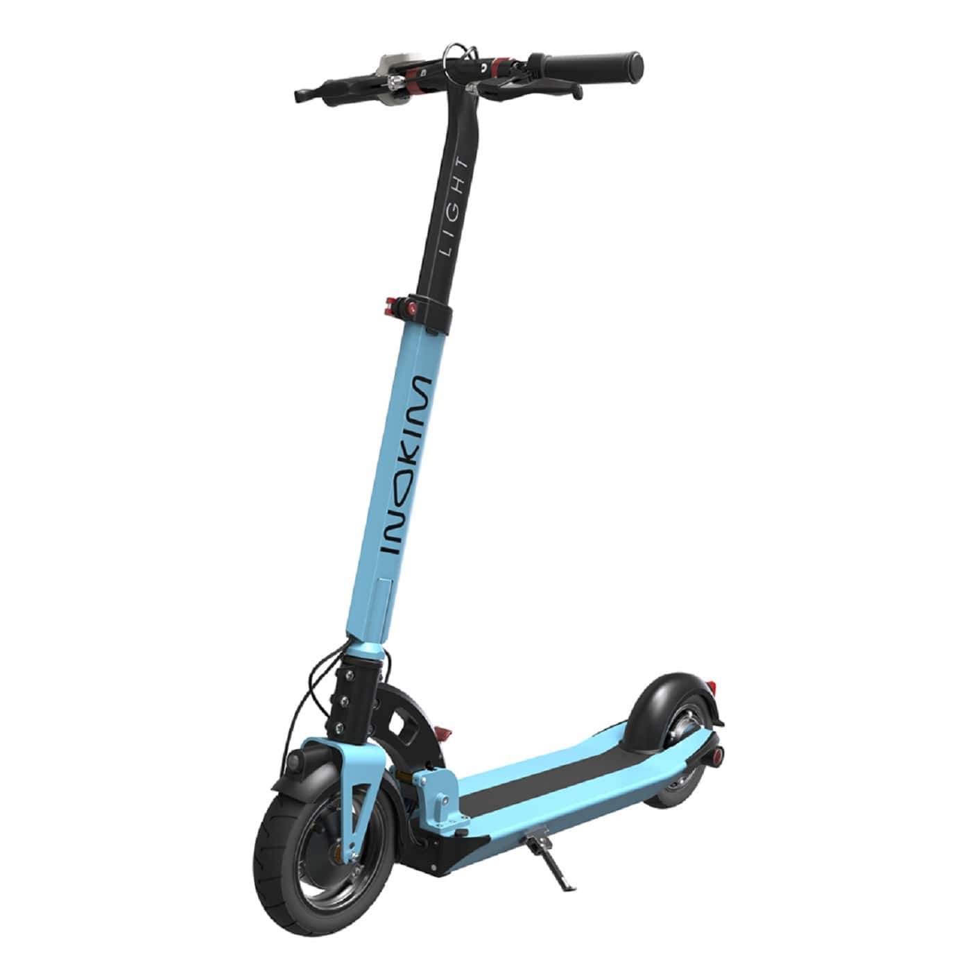 Front. INOKIM - Light2 Super Scooter w/25 miles Max Operating Range & 21 mph Max Speed - Blue.