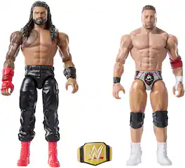 Mattel - Collectible - WWE Main Event Showdown Roman Reigns vs. LA Knight Action Figure 2-Pack - Collectibles - Multicolor