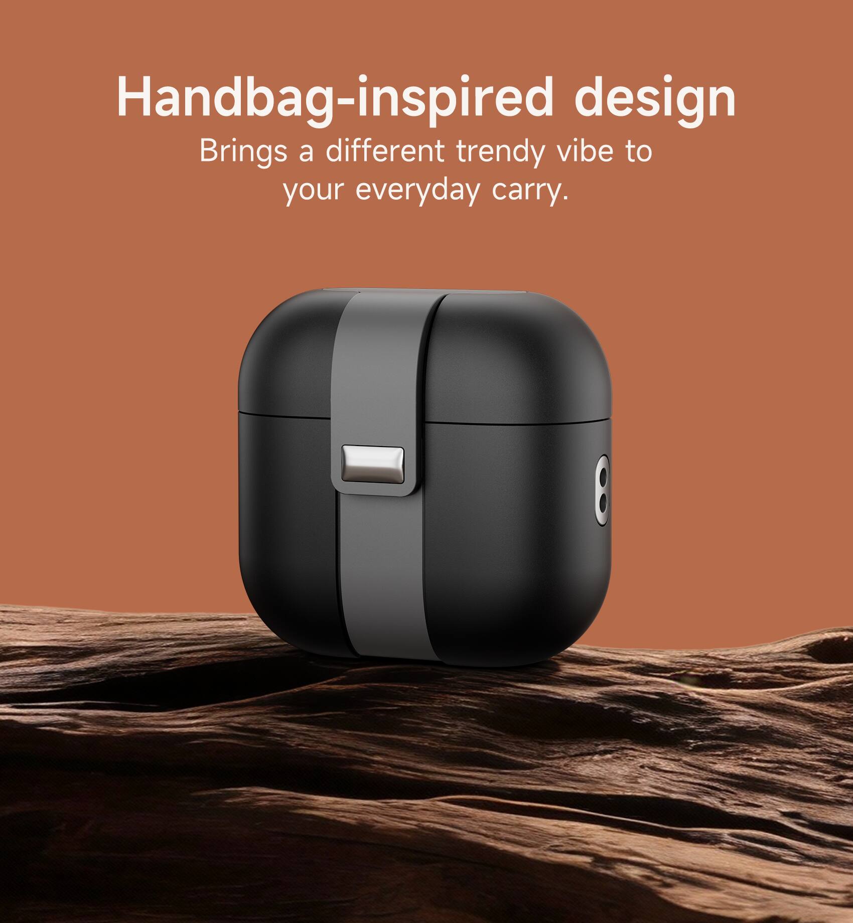 Handbag-inspired design  
Brings a different trendy vibe to your everyday carry.