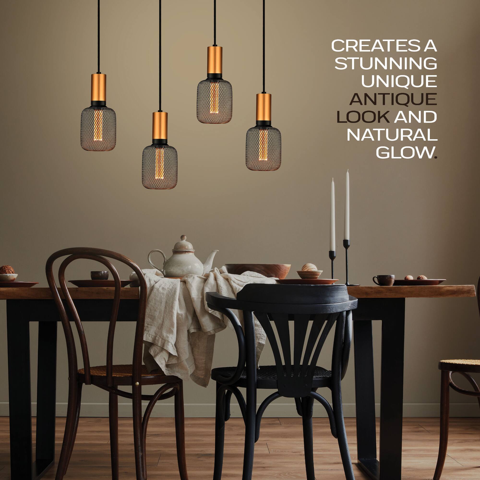 I CREATES A STUNNING UNIQUE ANTIQUE LOOK AND NATURAL GLOW.