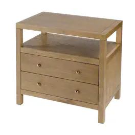 Butler Specialty - Nora 2-Drawer Wide Nightstand - Brown