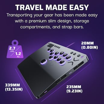 Turtle Beach Victrix Pro KO Leverless Fight Stick with Hot Turtle Beach Victrix Pro KO Leverless Fight Stick with Hot