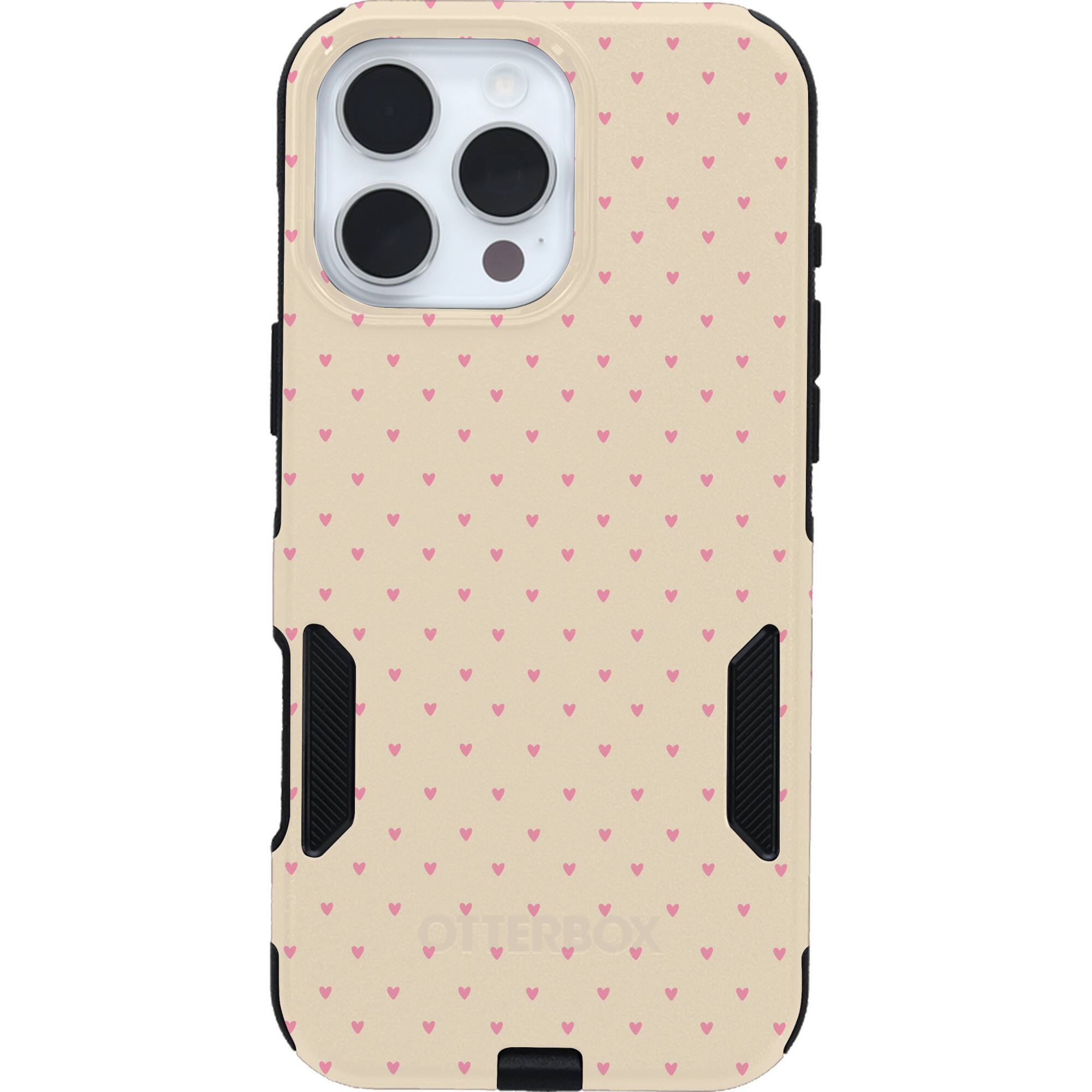 OtterBox - Artist Edition MagSafe Commuter Series Case for iPhone 16 Pro Max - Sandstone Pink Hearts price history on PriceWatchPro