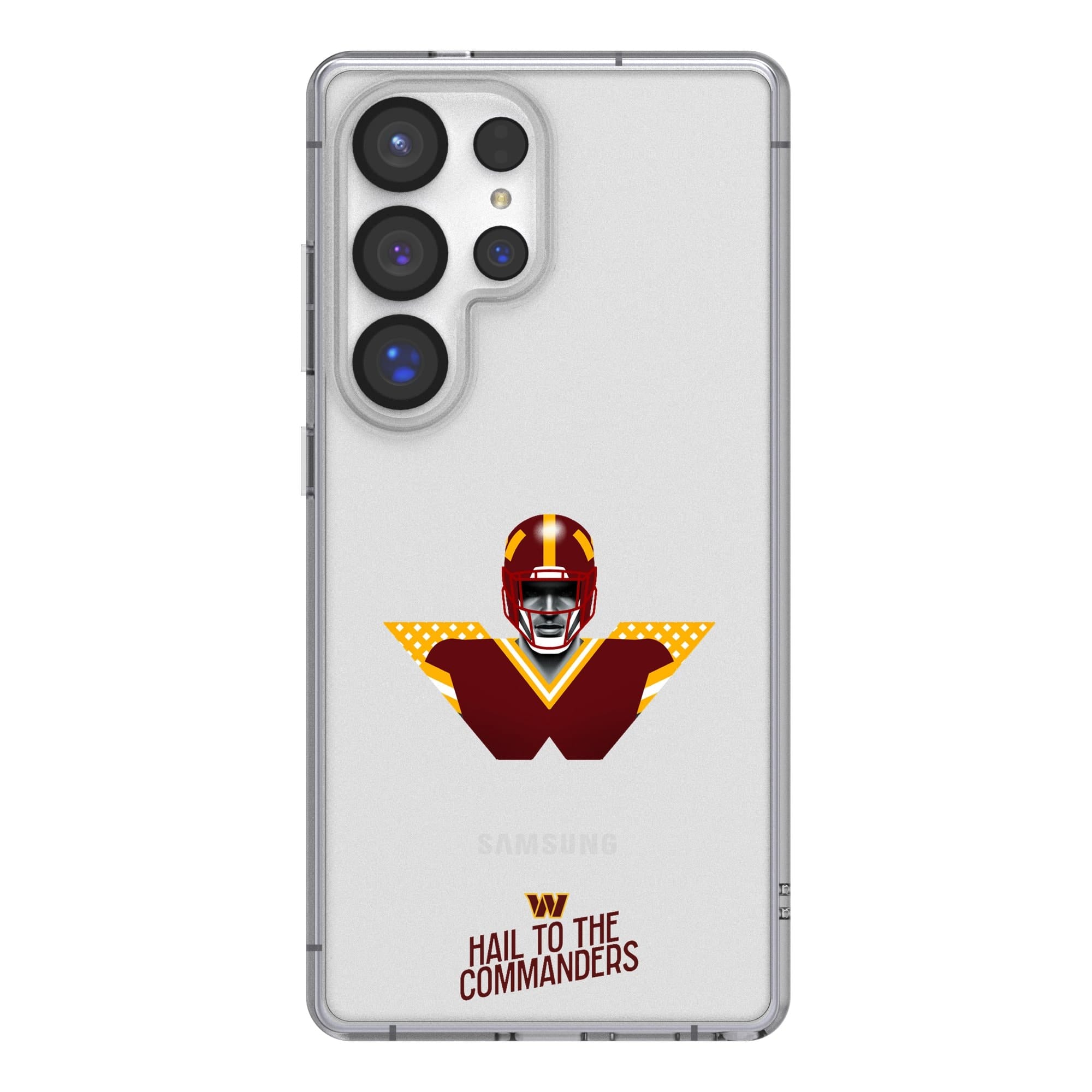 Keyscaper - NFL - Washington Commanders Galaxy Clear Case - S25 - Multicolor
