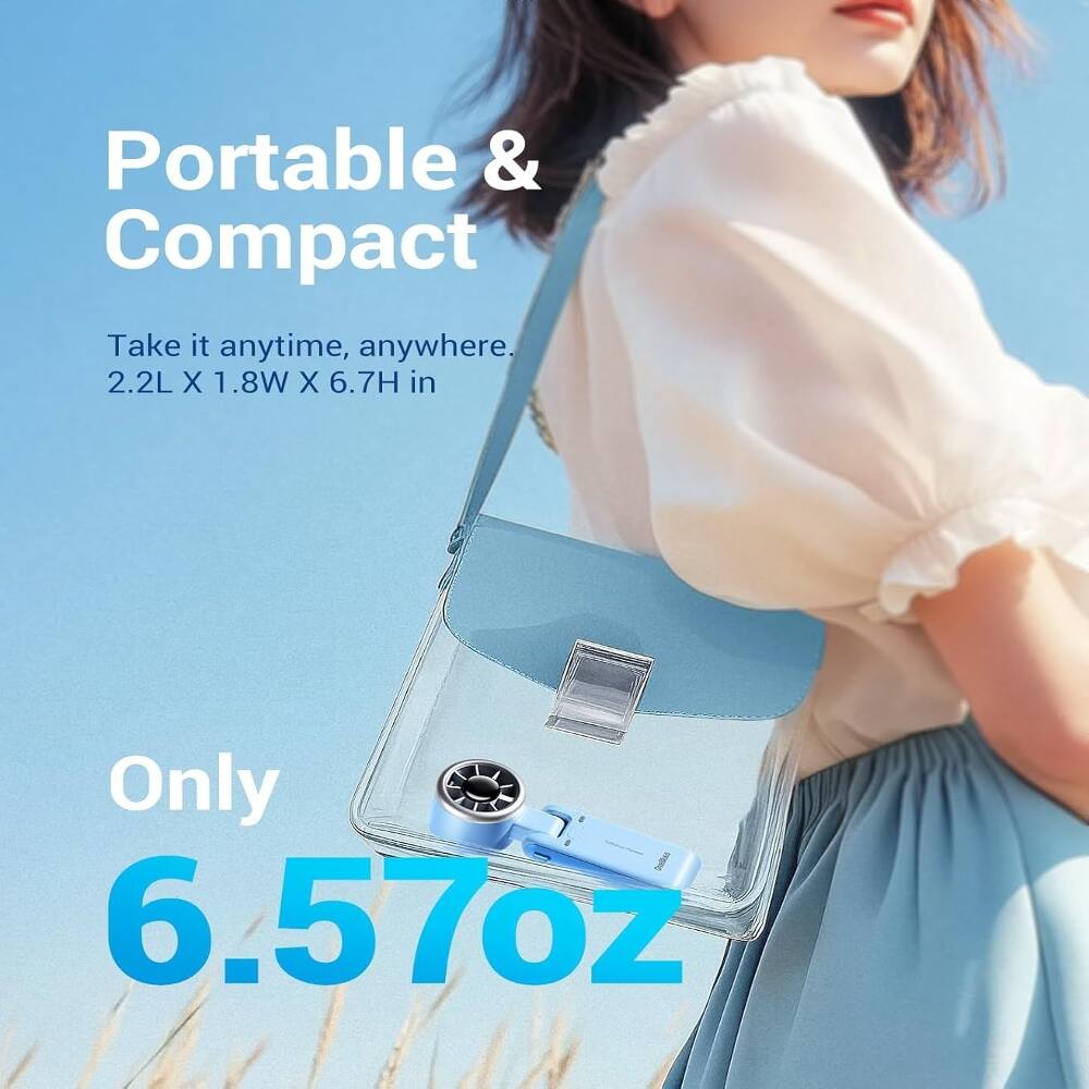 Portable & Compact  
Take it anytime, anywhere.  
2.2L X 1.8W X 6.7H in  
Only 6.57oz