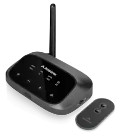 Avantree - Oasis Plus 2 Bluetooth Transmitter for TV w/Optical or AUX Output, Wireless Adapter for Headphones BT5.3 - Black