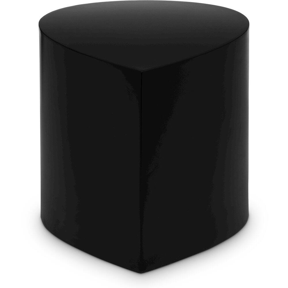 Front. Meridian Furniture - Petal Black Coffee Table - Black.