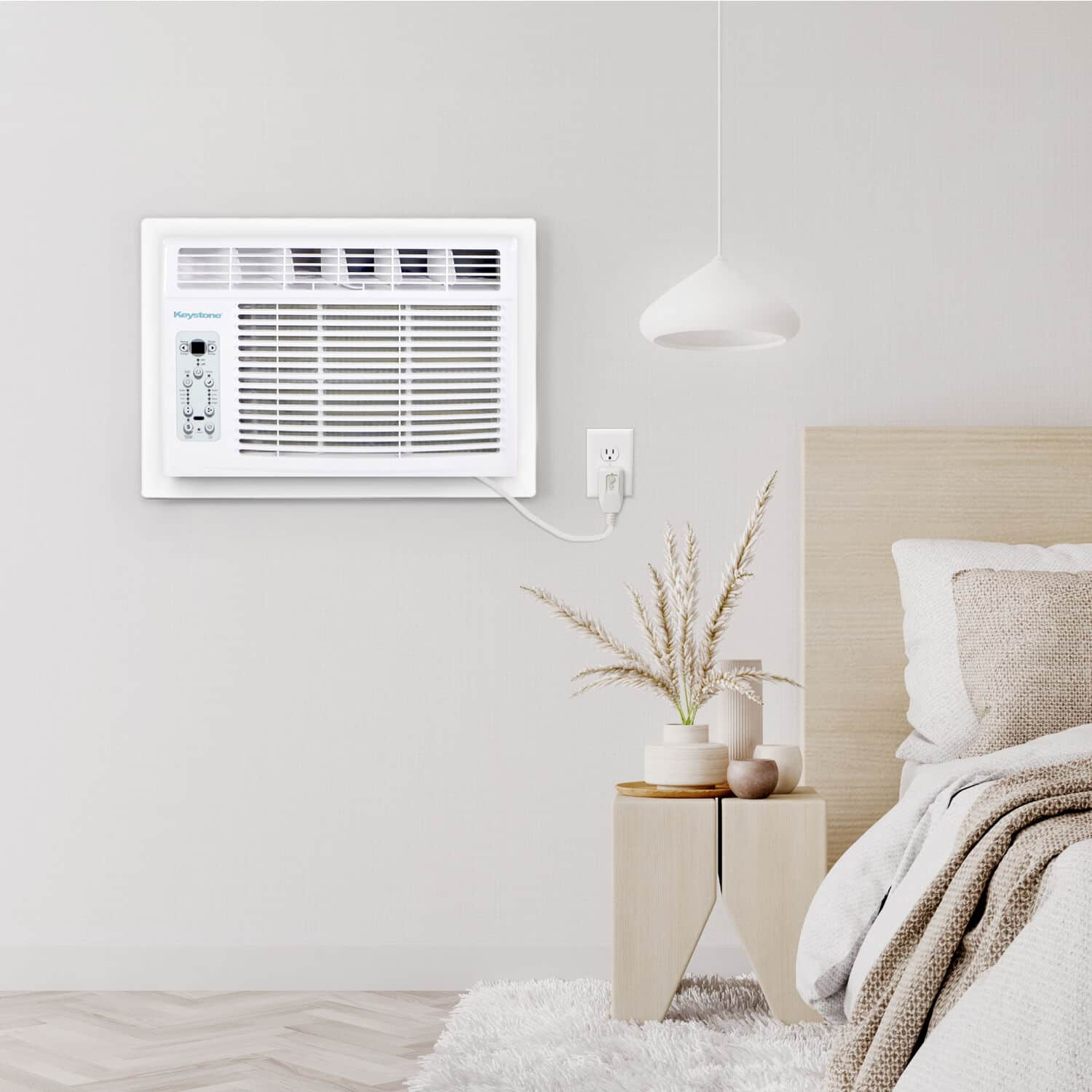 Keystone 8,000 Btu 115v Window Wall Air Conditioner With 3,500 Btu 