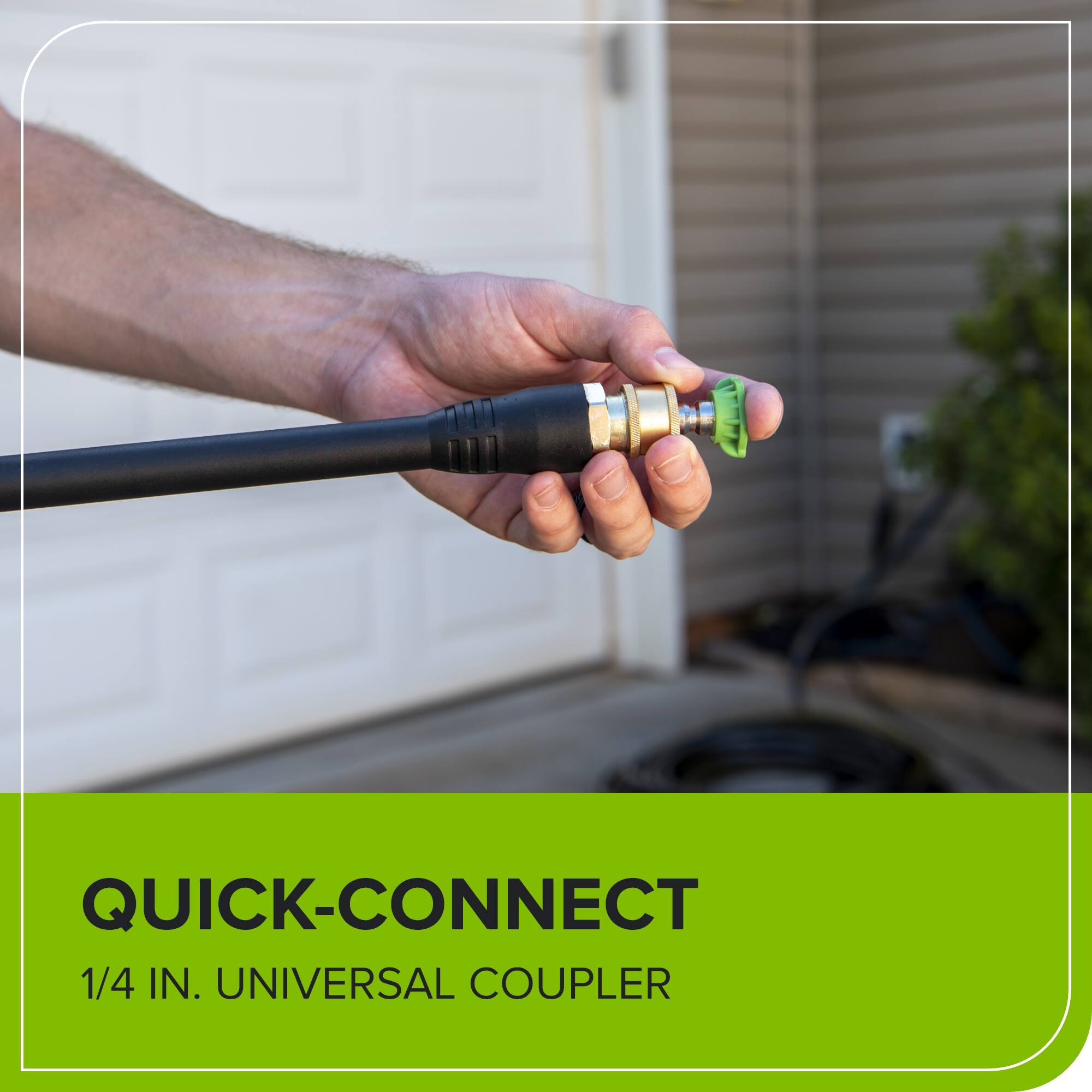 QUICK-CONNECT  
1/4 IN. UNIVERSAL COUPLER