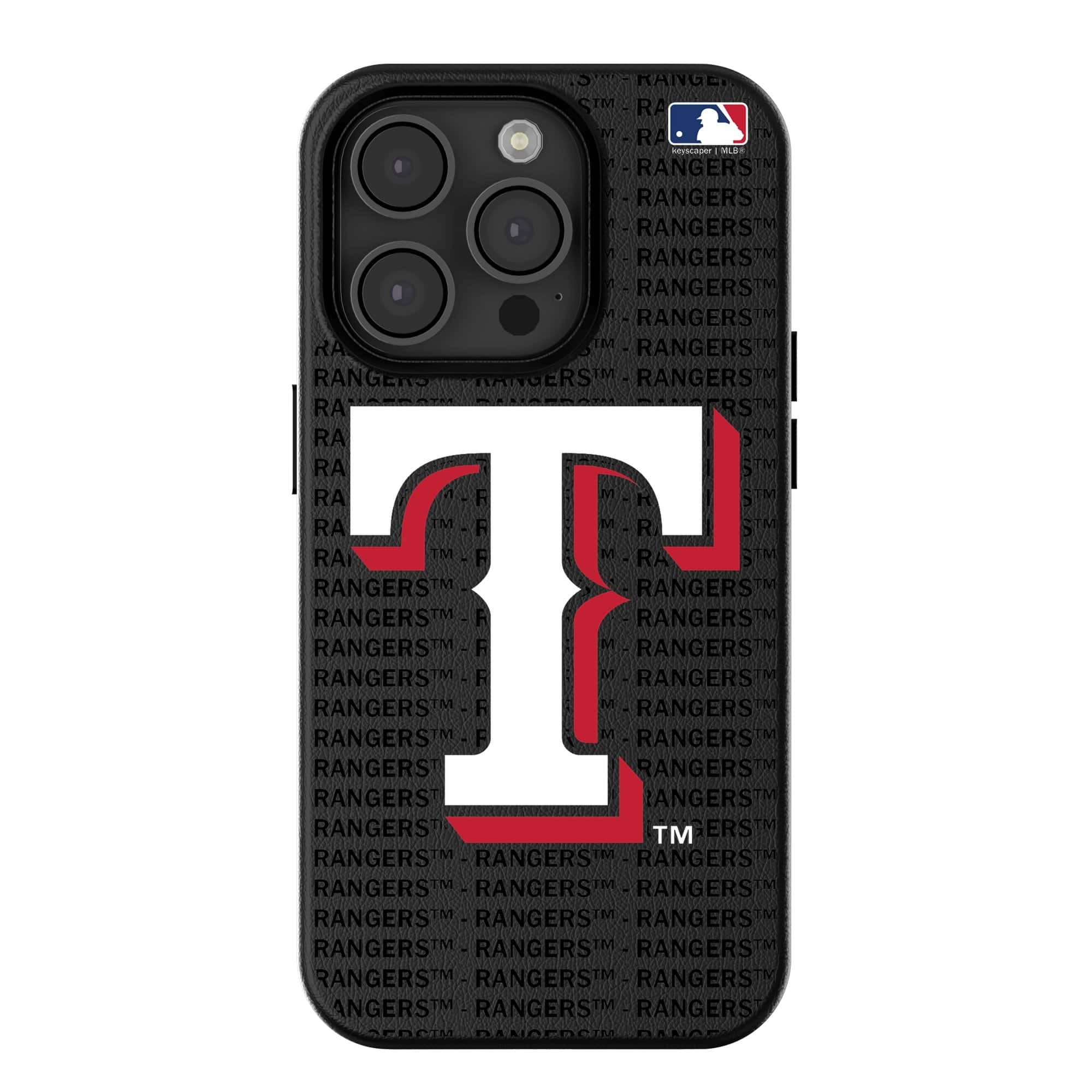 Keyscaper - MLB - Texas Rangers Primary Logo iPhone Magnetic Bump Case - 15 Pro - Black price history on PriceWatchPro