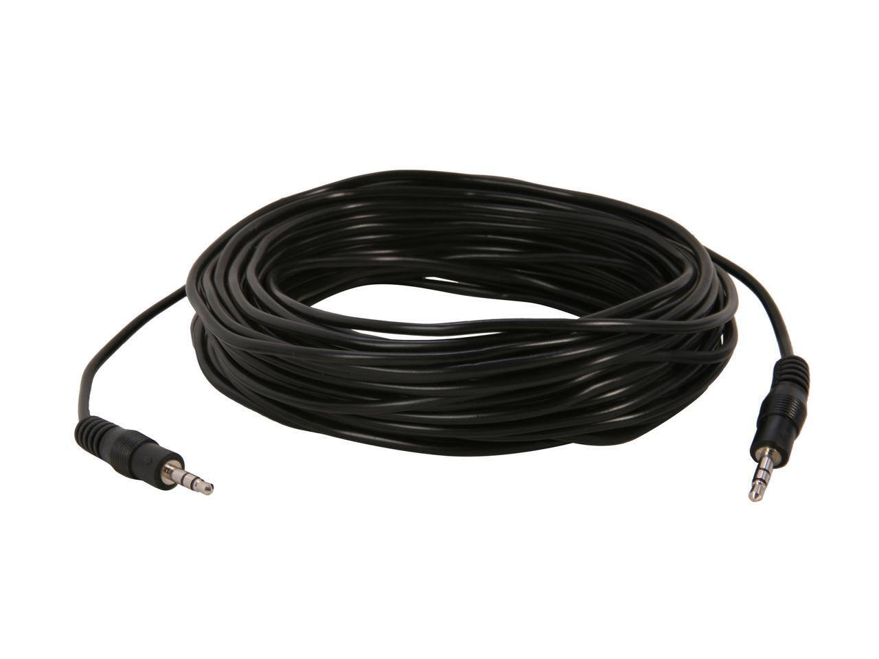 Alt View 1. Nippon Labs - Nippon Labs 50 ft. Premium 3.5mm Audio Stereo Speaker 50ft Cable M/M Model SPC-50MM 50 feet.