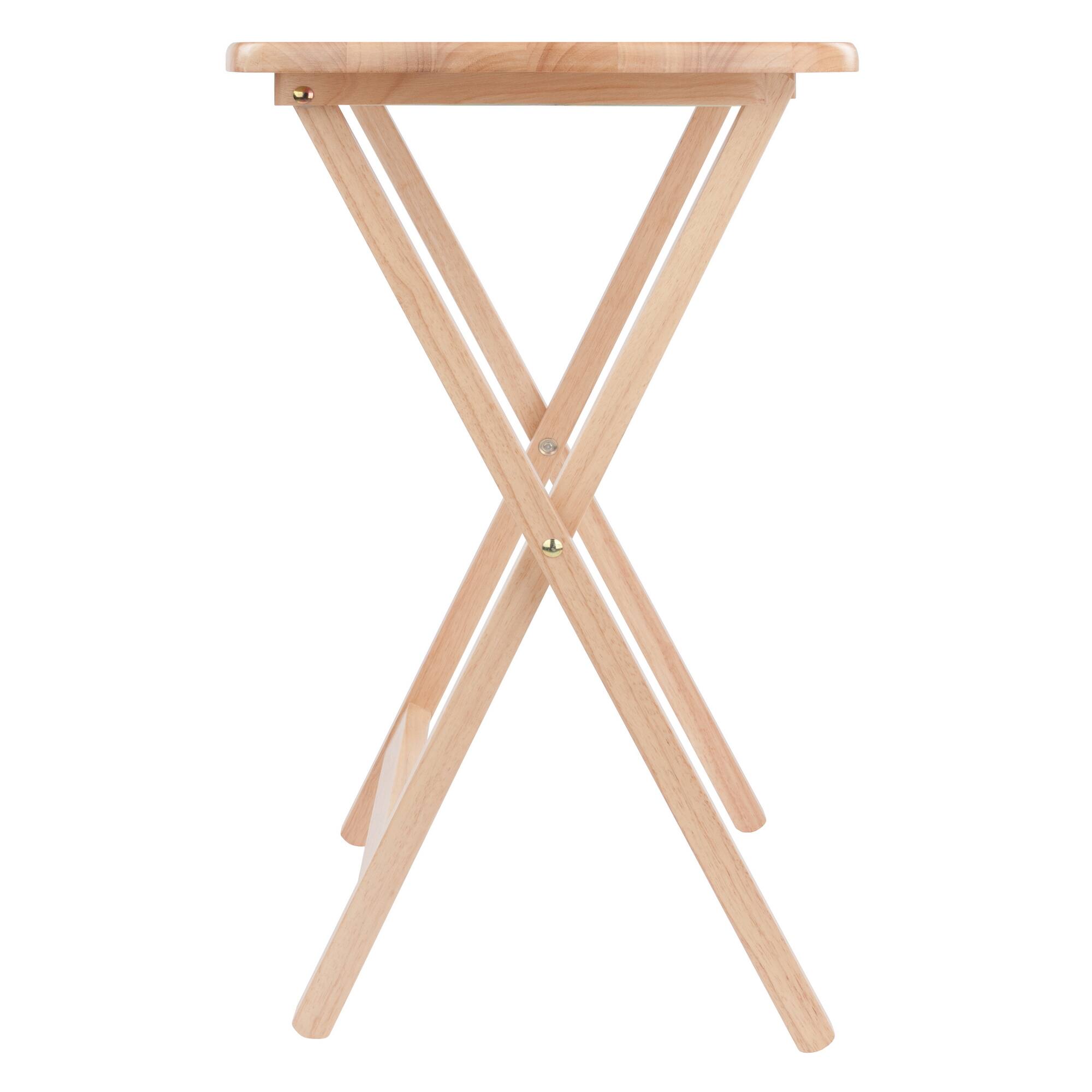 Alt View 8. Winsome Wood - Lucca 5-pc Snack Table Set - Natural.