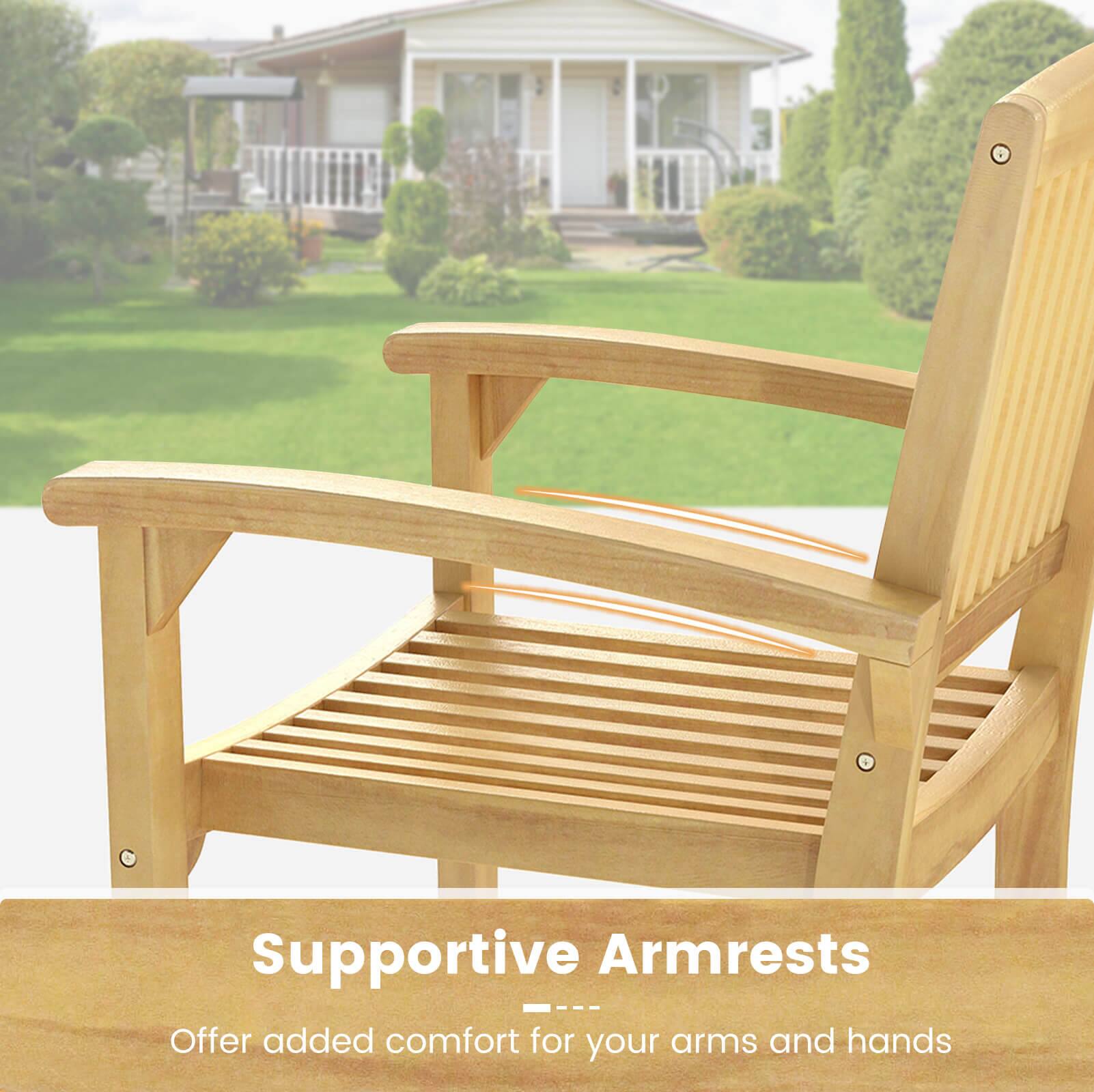 Supportive Armrests
Offer added comfort for your arms and hands
