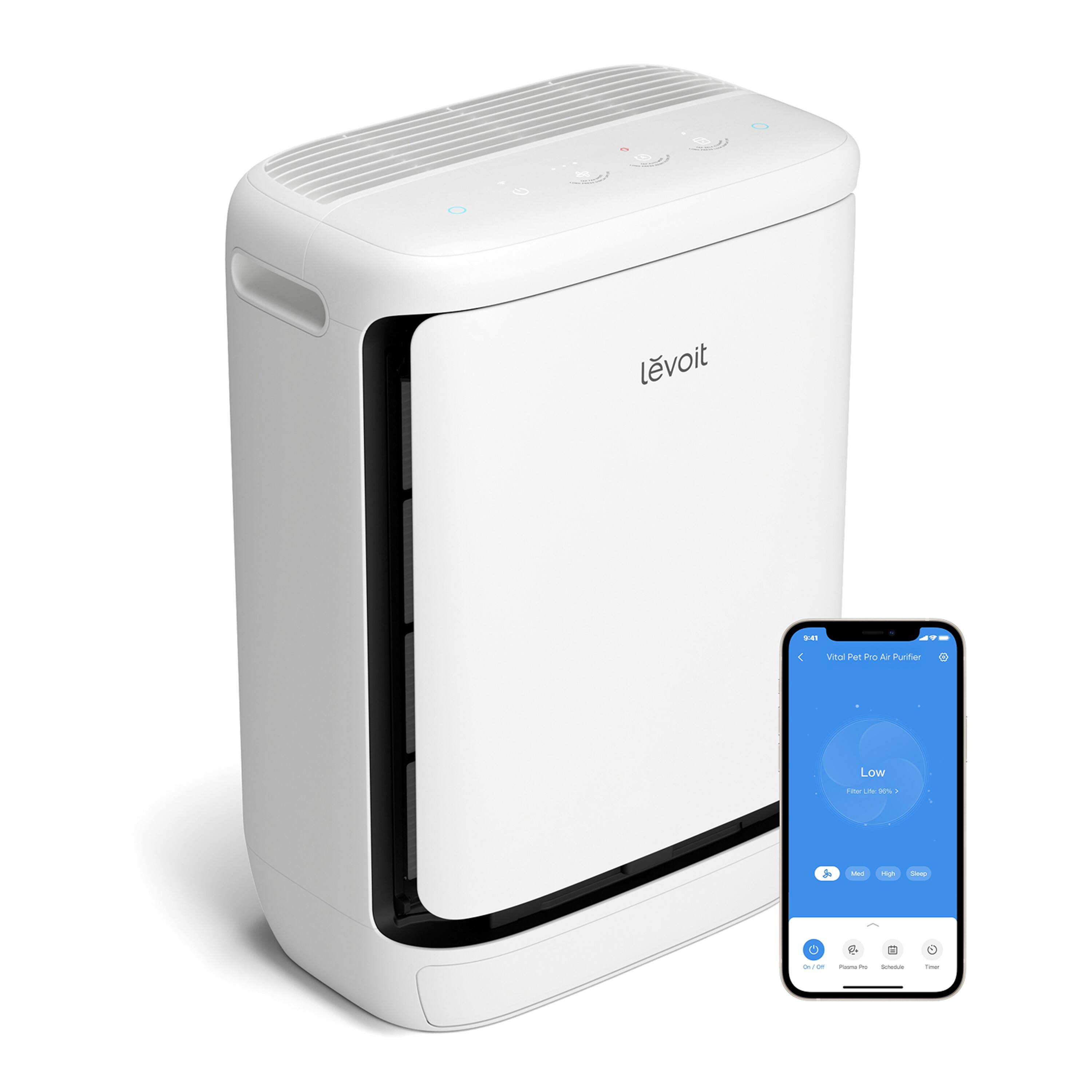 Levoit  
Vital Pro Air Purifier  
Low  
Filter Life: 90%