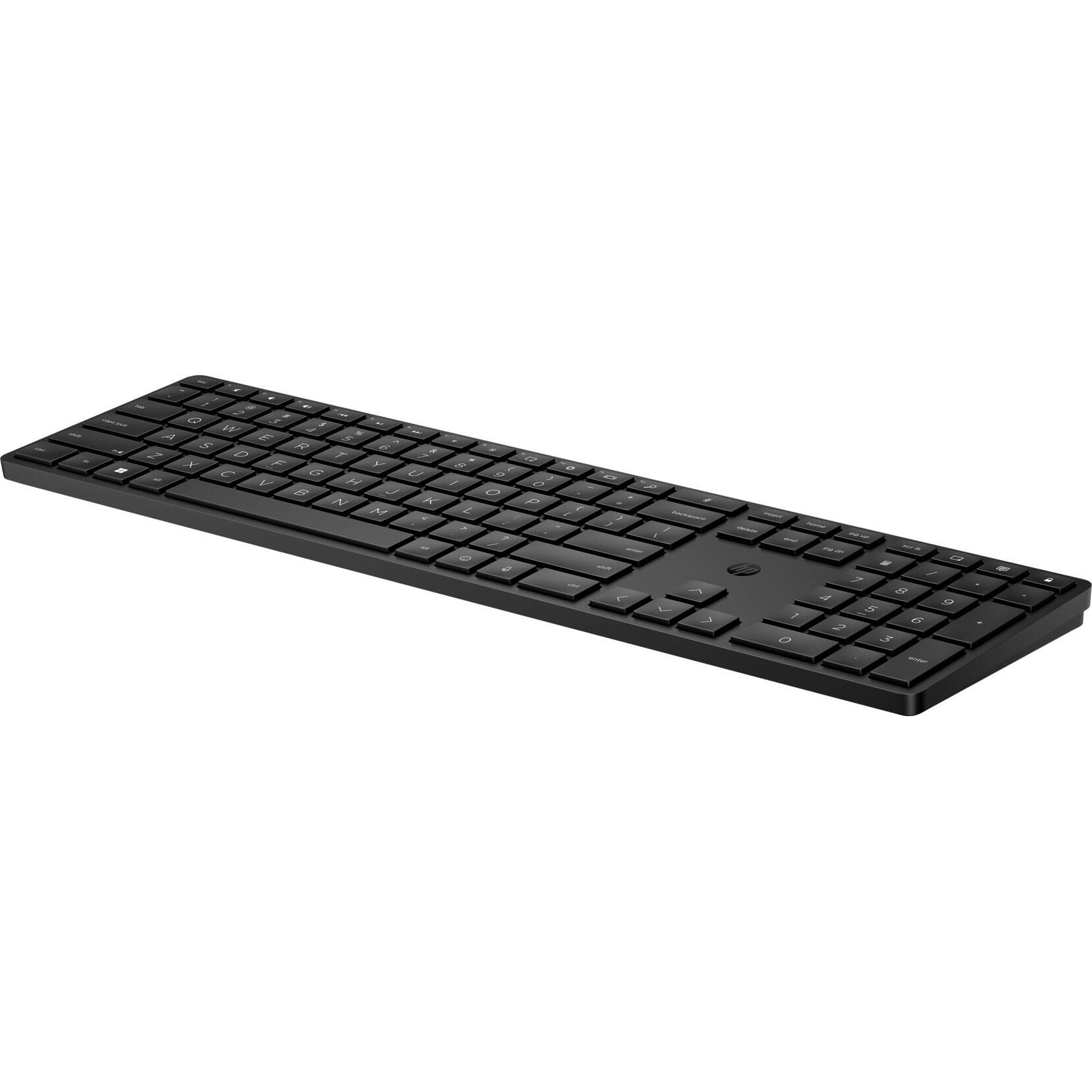 Alt View 5. HP - HP 450 Programmable Wireless Keyboard - Wireless Connectivity - RF - 32.81 ft - 2.40 GHz - 19 Hot Key(s) - Mute, Dictati - Black.