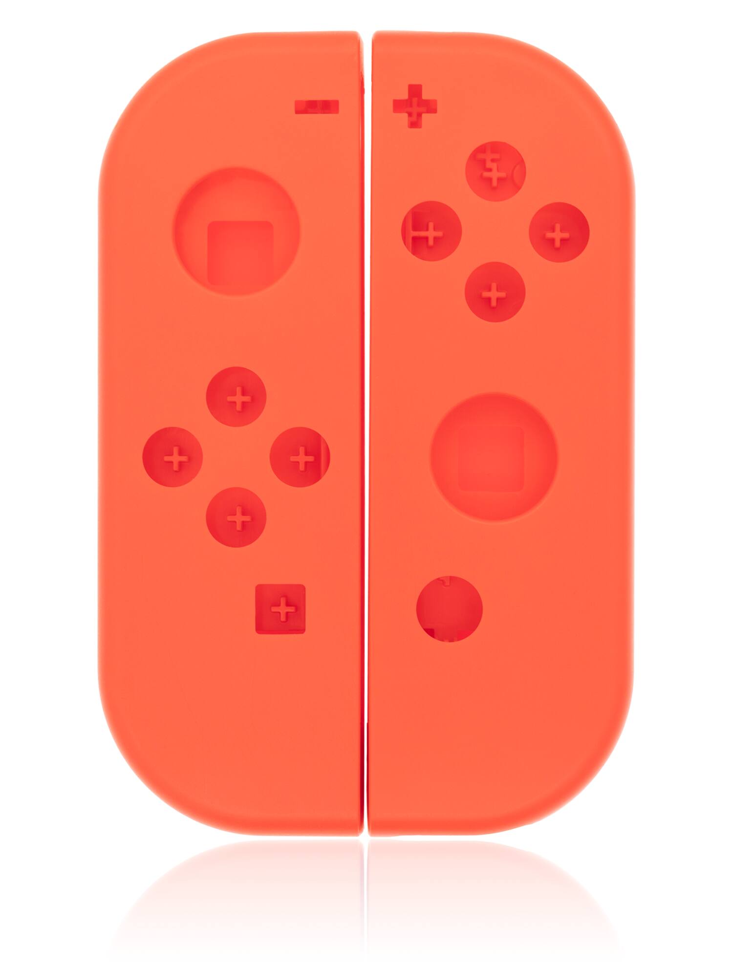 Front. MobileSentrix - Housing Shell Compatible For Nintendo Switch Joy Con Controller - Red - Red.