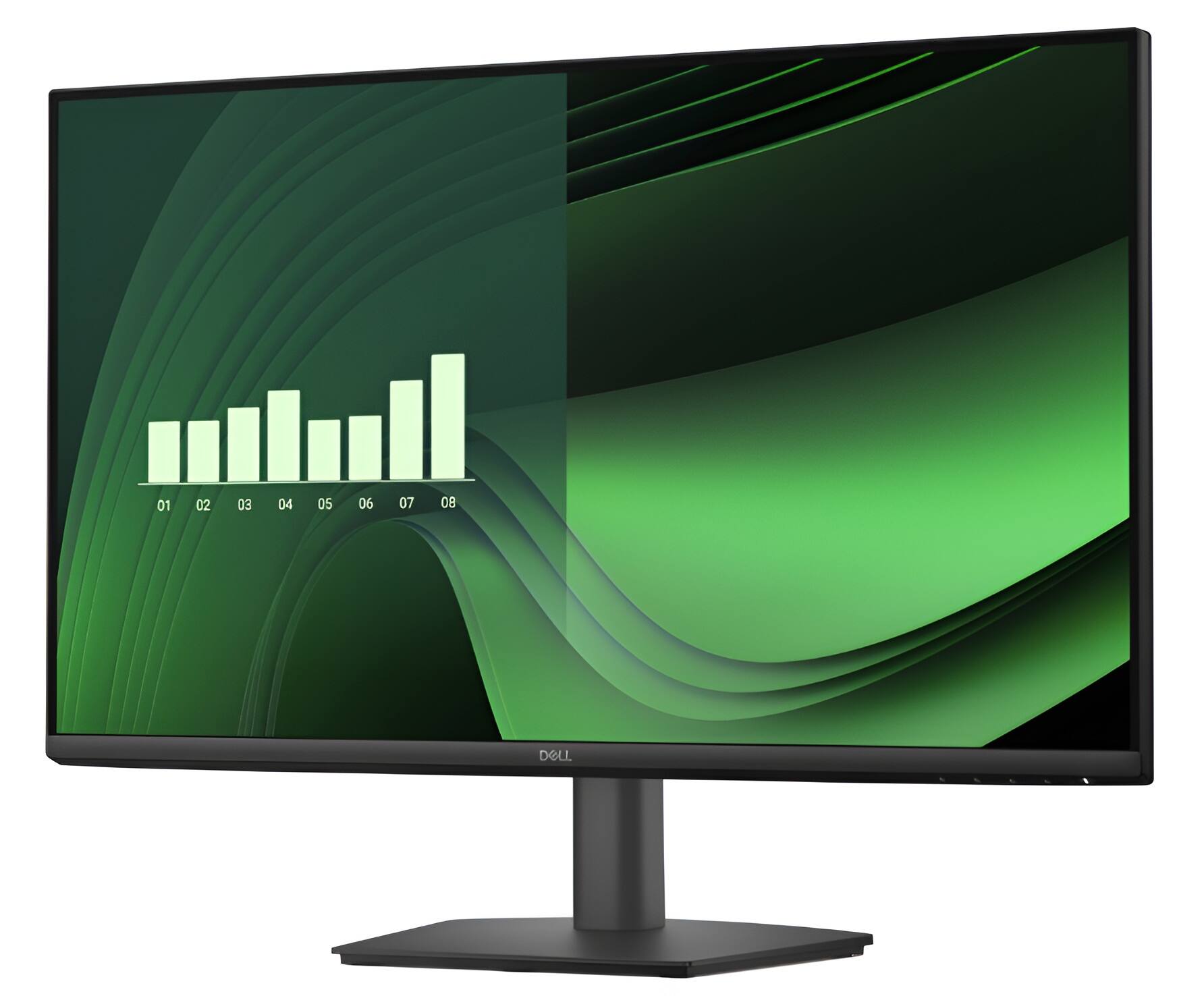 Alt View 1. Dell - Dell Pro P Series 27" FHD IPS Monitor, 5ms Response Time, Anti-Glare, 300 nits Brightness, HDMI & DKZ Hub - Black.