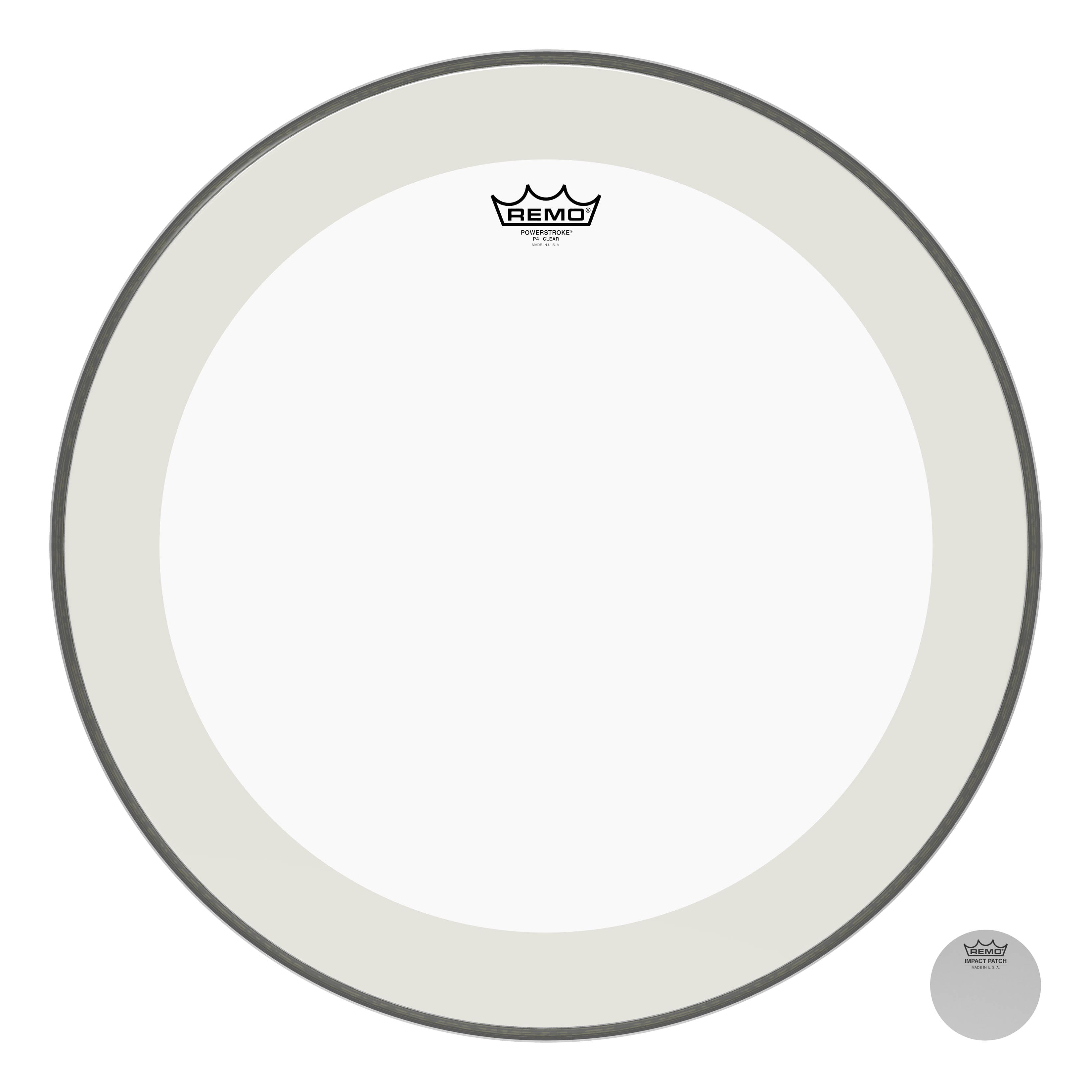 Remo - Bass, Powerstroke 4, Clear, 22 Diameter, With Impact Patch price history on PriceWatchPro