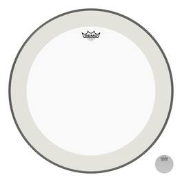 Remo - Bass, Powerstroke 4, Clear, 22 Diameter, With Impact Patch