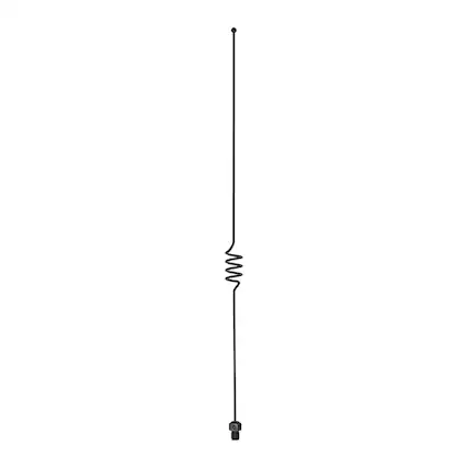 Front. Tram - 1184 17.5" Thread-Mount Pretuned Amateur Dual-Band VHF UHF Antenna - Black.