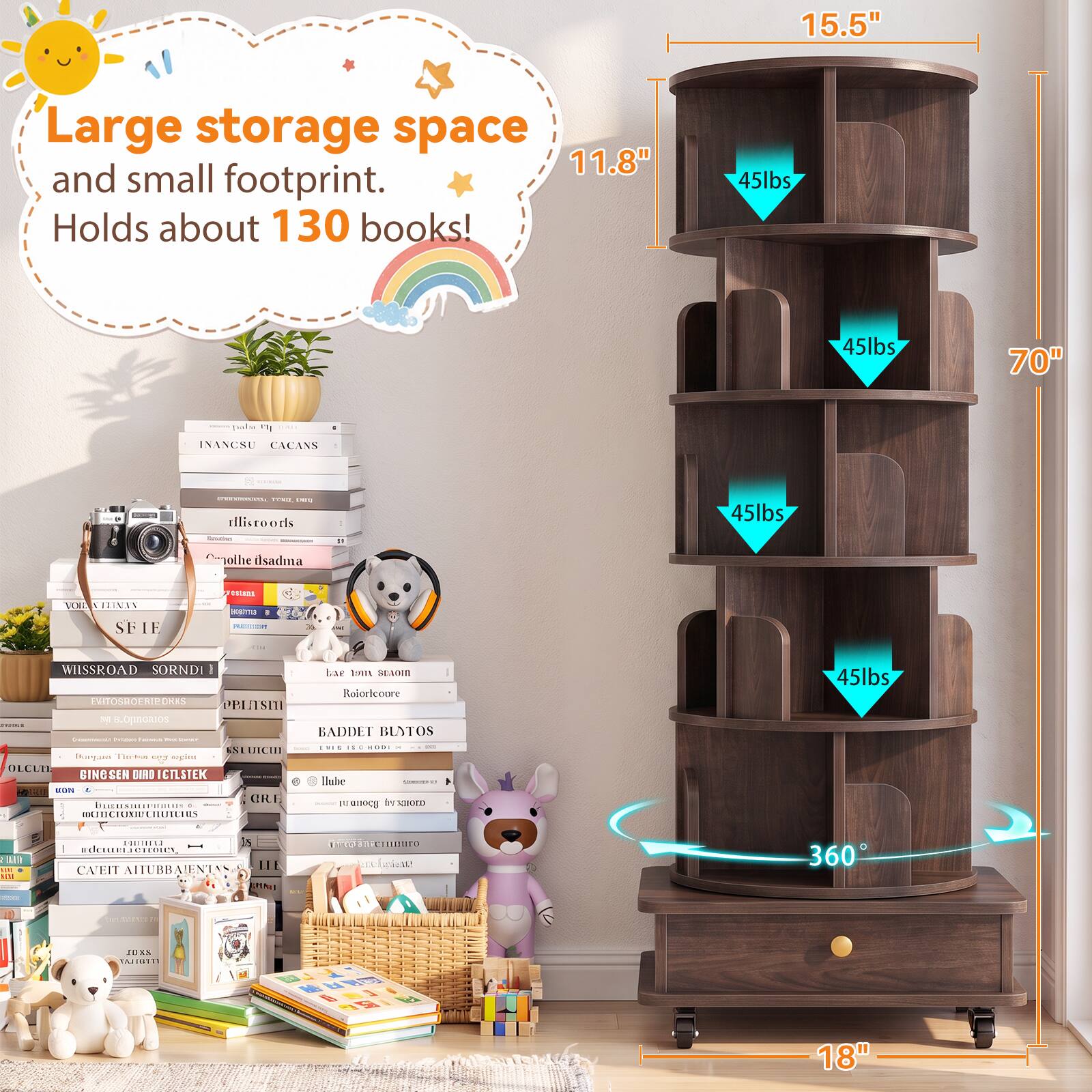 15.5"  
Large storage space and small footprint. Holds about 130 books!  
45lbs  
45lbs  
70"  
INANCSU CACANS  
www.reazillisroorts  
45lbs  
Conumber  
-  
other ilsadma  
VOLL CIUNAN SF IE  
ESTADA KITO  
WISSROAD SORNDI EVITOGROERIE DRKS PRI UTSM st BLOJINGRIOS WINE - invismand - SPAP SLUICHI  
The sagion OLCUI SINGSEN DIRO IETLSTEK NOT CRI Incusmemes moncroxiecnuturus  
bag grel I Roiorlcoore BADDET BUATOS VIE IS ON Ilube - E anocg  
45lbs  
i Allt 1.11 1/11  
10110011 adcuticious AITUBBAIENTAS III CA'EIT (P18g)  
curo starchnismo  
360  
JOXS 121 108111  
18"