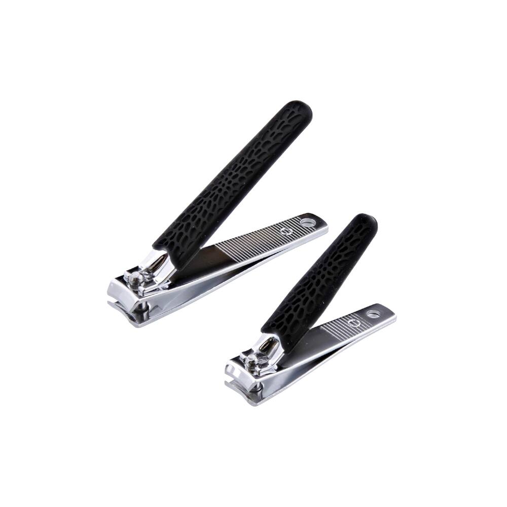 Left. Barbasol - Precision Nail Clipper Set with Rubberized Grip.