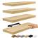 Front. Sorbus - Sorbus 24 x 9 Inch 4 Pack Wall Mounted Floating Wood Shelves - for Bedroom, Kitchen, Living Room, Bathroom - Maple.