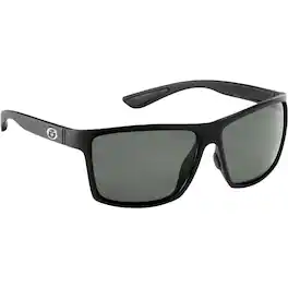 Flying Fisherman - Baysider Sunglasses - Matte Black/Smoke
