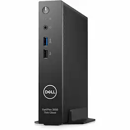 Dell - OptiPlex 3000 Thin Client Pentium Silver N6005 Quad-core (4 Core) 2 GHz - Black