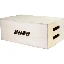 Kupo - 20x12x8" Wooden Apple Box, Full, Natural