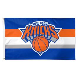 WinCraft - New York Knicks 3' x 5' Horizontal Stripe Deluxe Single-Sided Flag - Multicolor