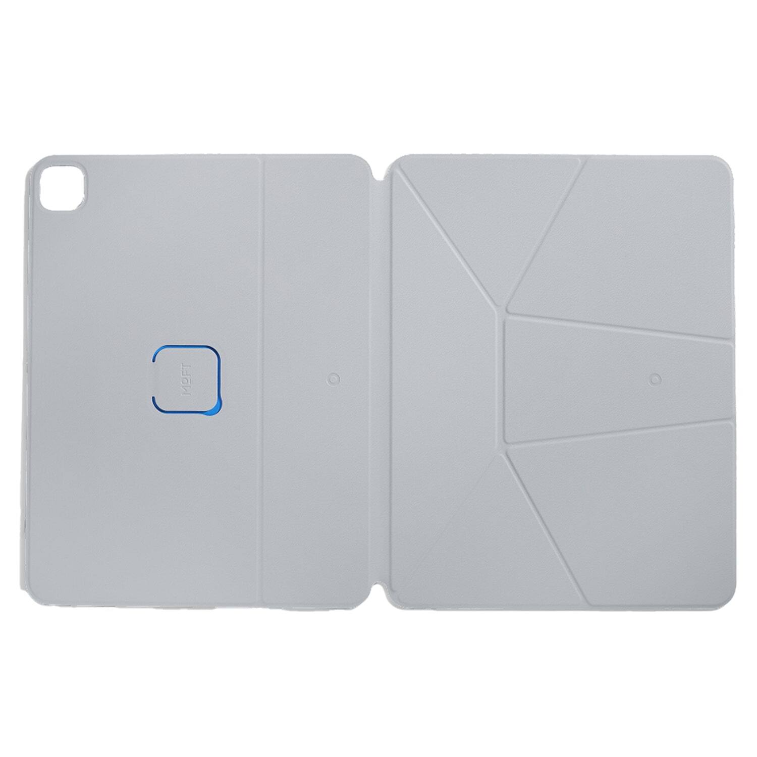 Angle. MOFT - Dynamic Folio Case for Apple iPad Pro 11" &  iPad Air 10.9" & iPad Air 11" - Cement/Sapphire.