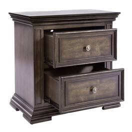 Liberty Furniture Industries - 2 Drawer Night Stand w/ Charging Station - Brown
