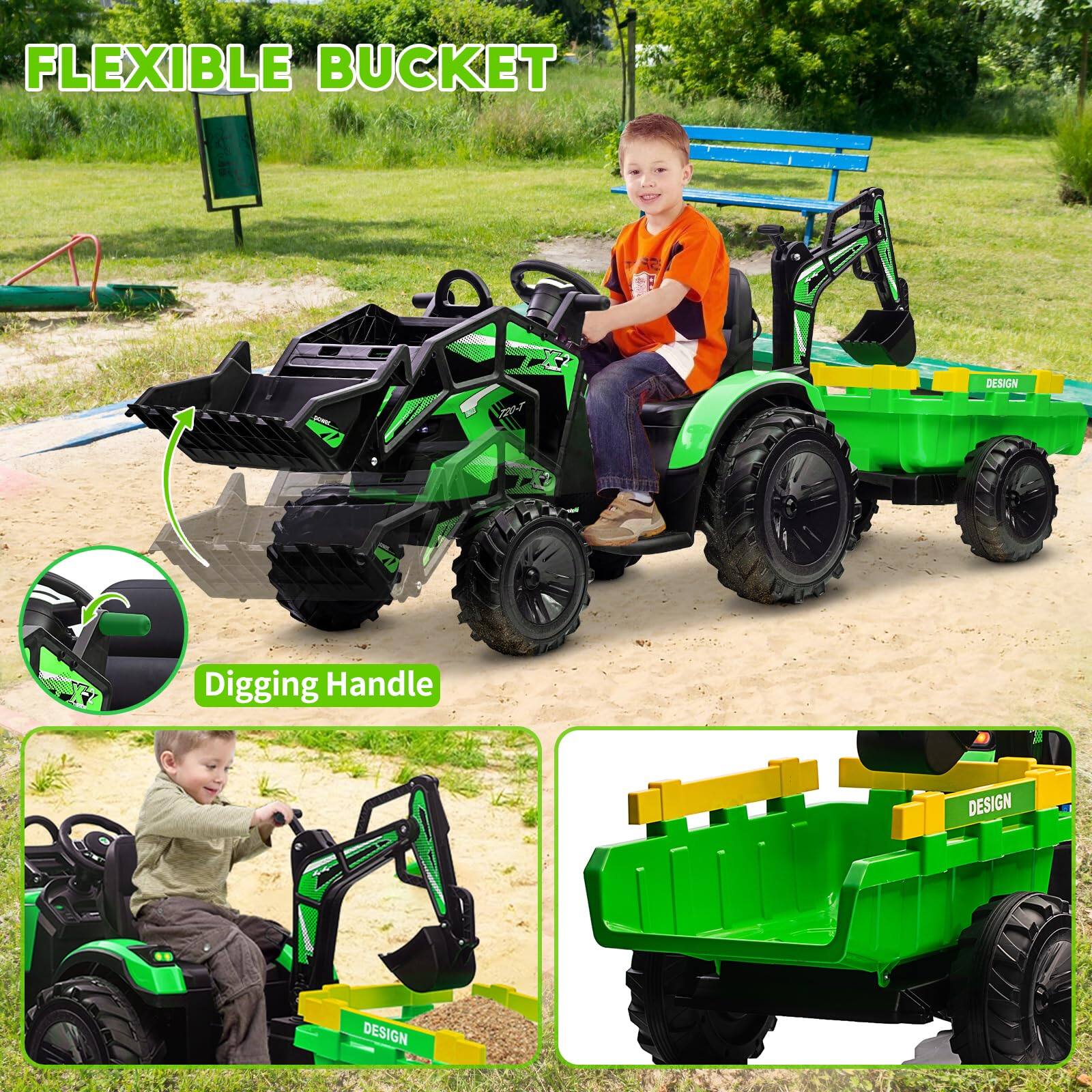 FLEXIBLE BUCKET  
Digging Handle  
DESIGN