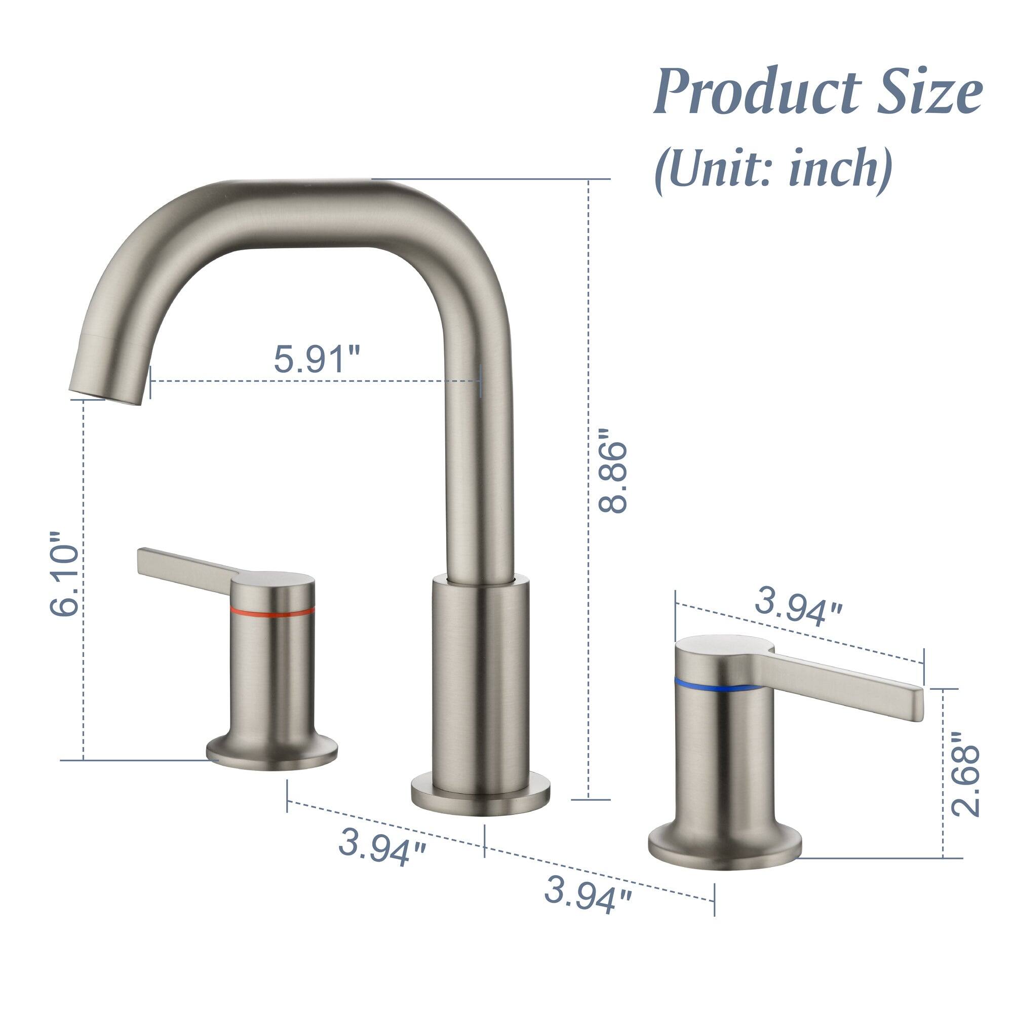 Product Size (Unit: inch)  
6.10"  
5.91"  
8.86"  
3.94"  
3.94"  
3.94"  
2.68"
