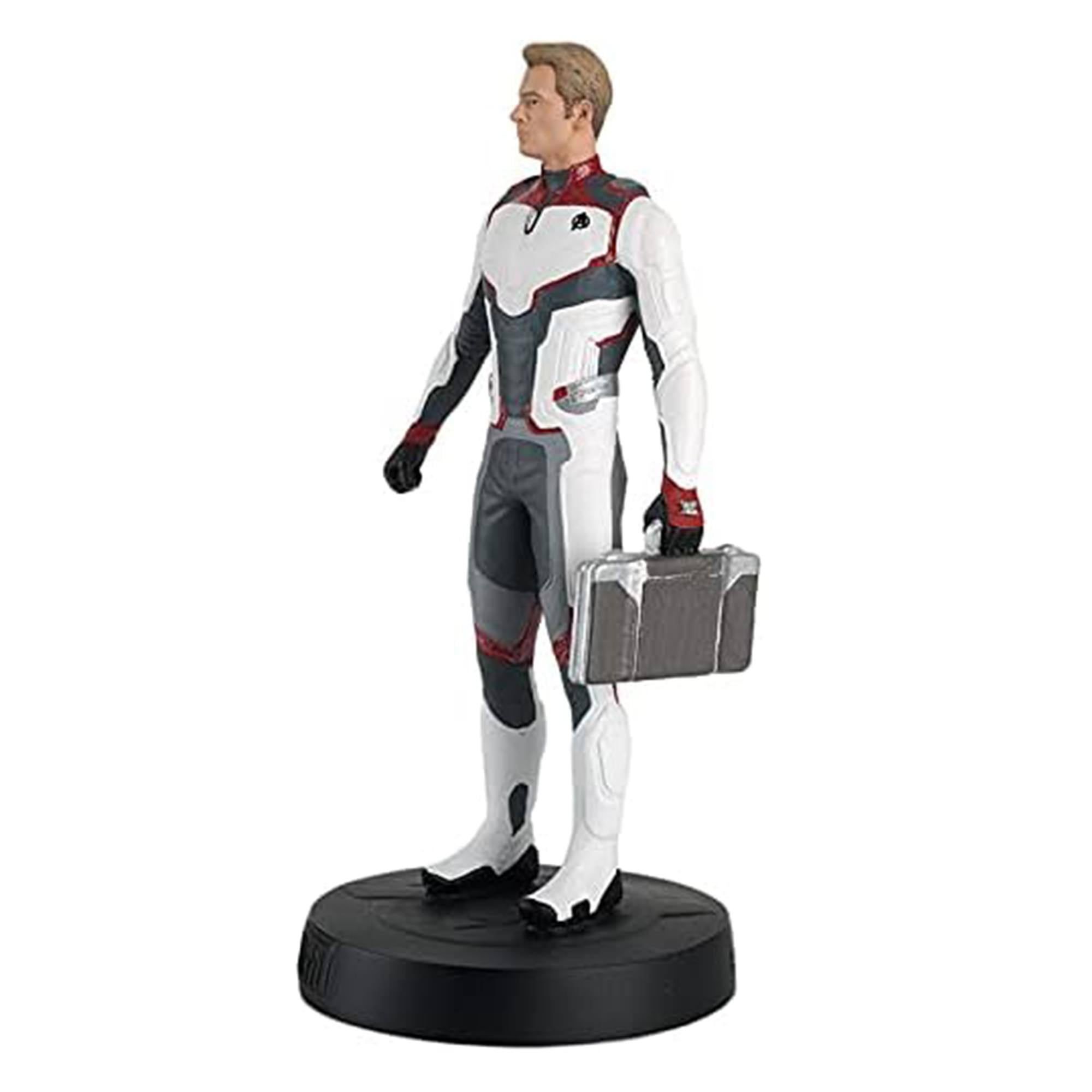 Alt View 1. Marvel - Eaglemoss Marvel Movie Collection 1:16 Figurine | Captain America Team Suit - Multi-Color.