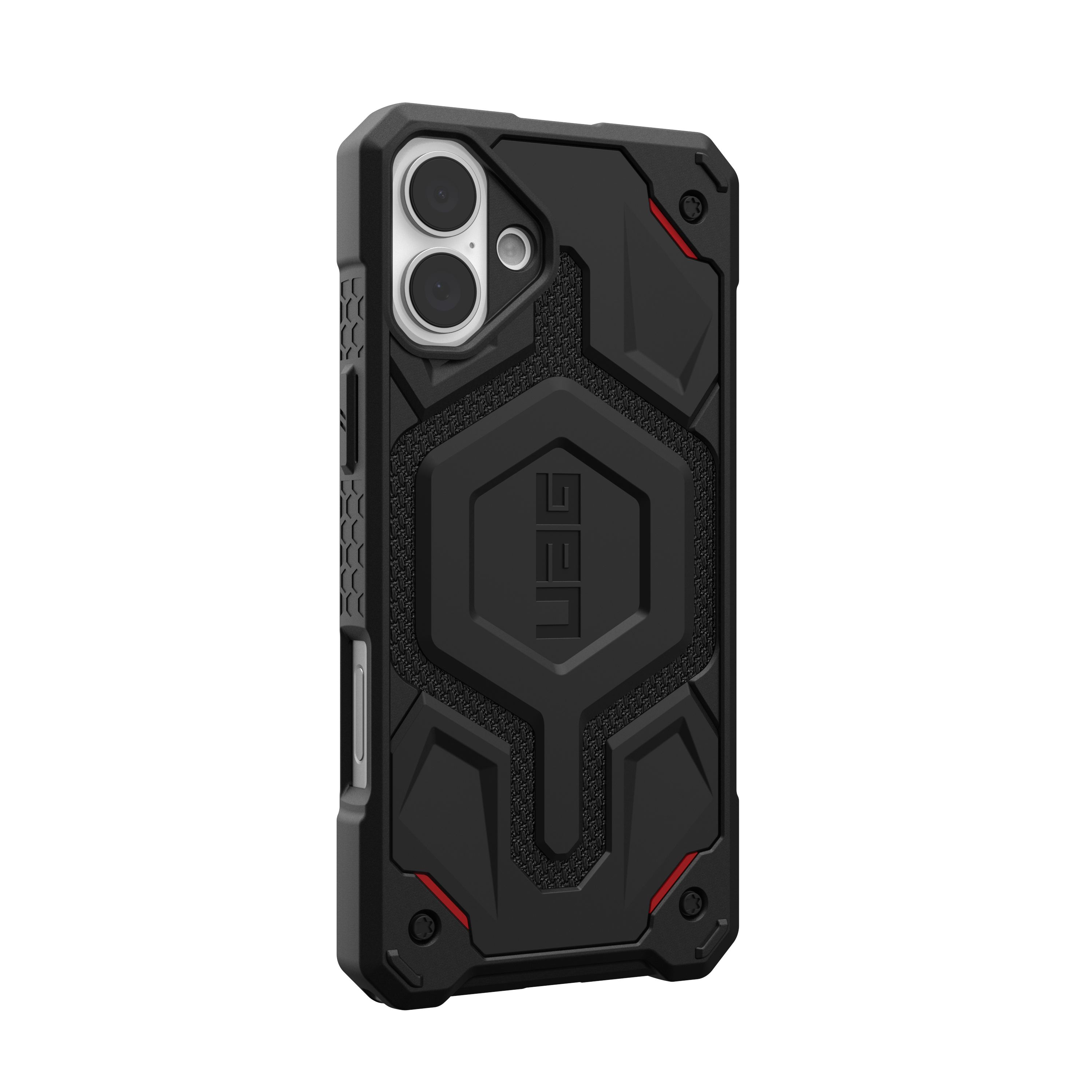 Alt View 2. UAG - Monarch Pro Series Case with Magsafe for Apple iPhone 16 Plus - Kevlar Black.