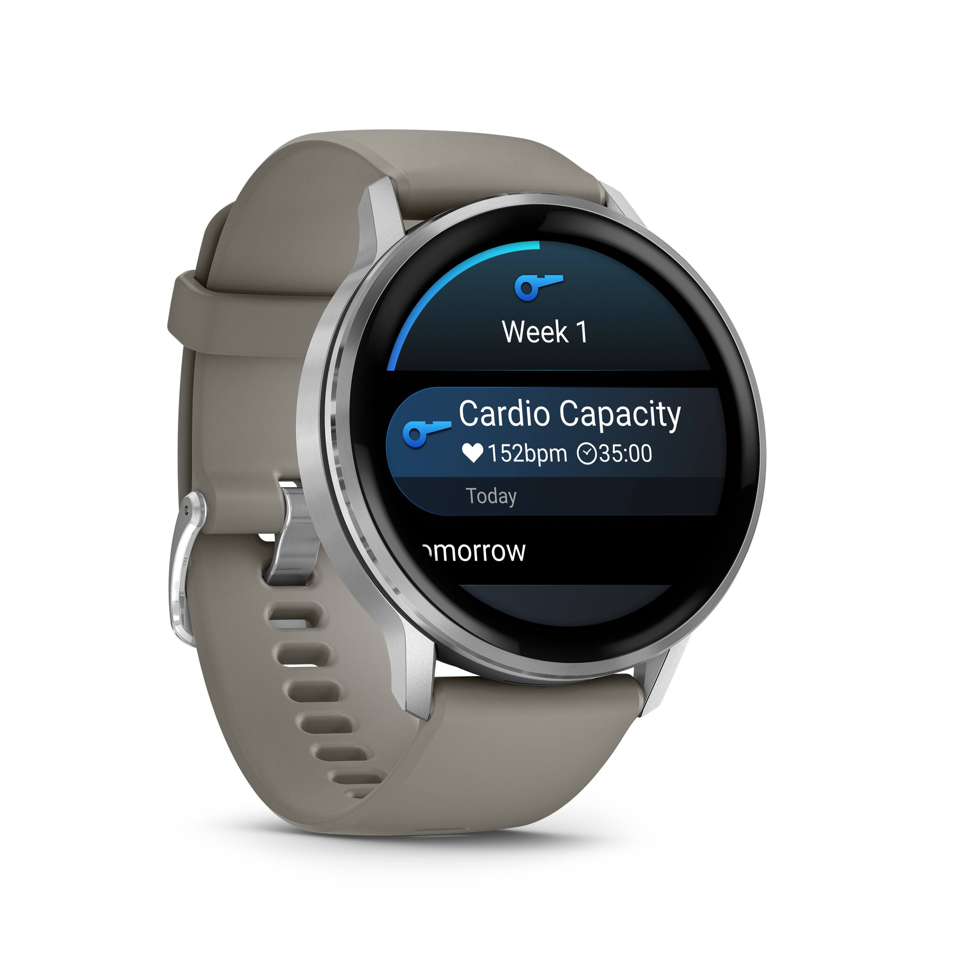 Week 1  
Cardio Capacity  
152bpm 35:00  
Today  
Tomorrow