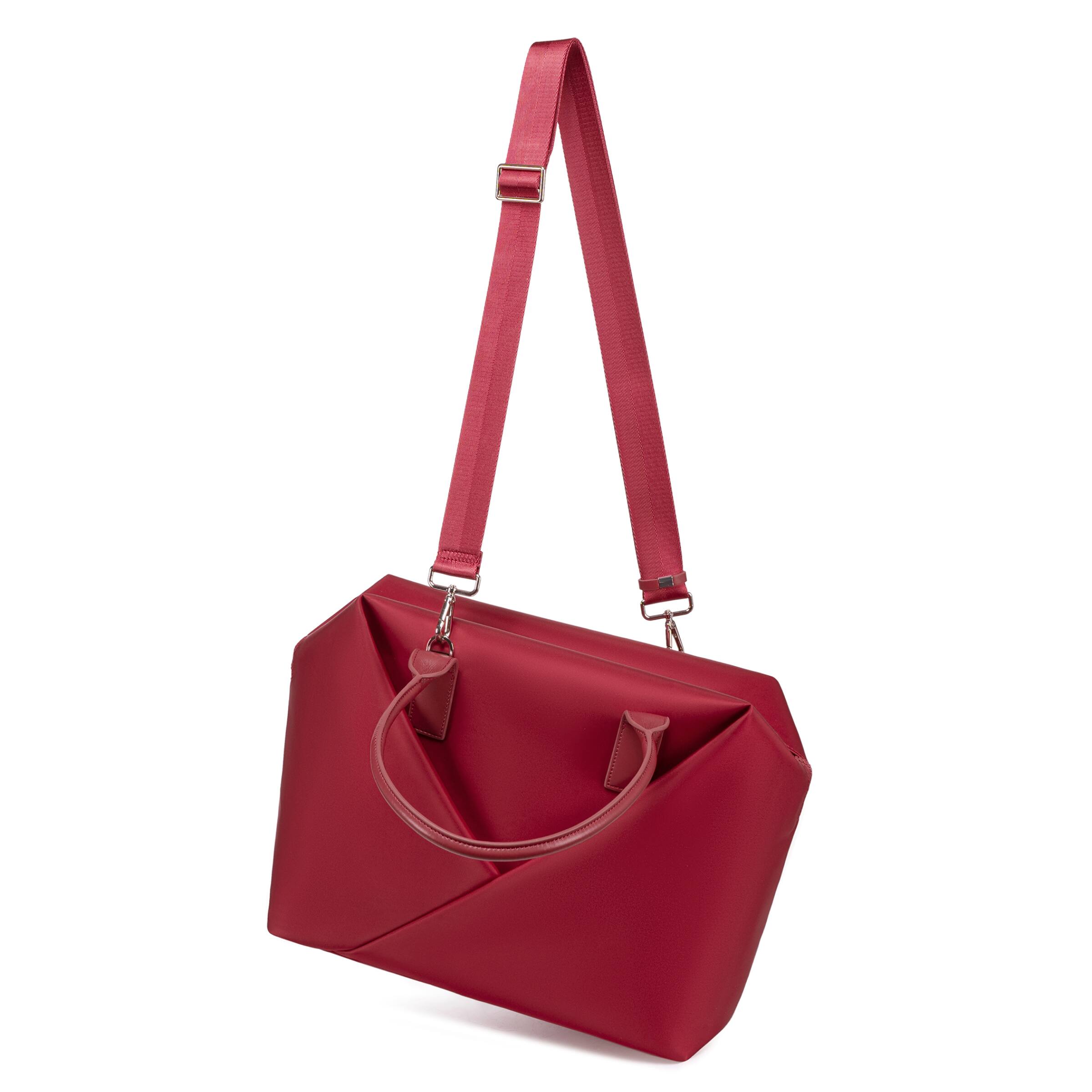 Alt View 1. Lux & Nyx - Lux & Nyx - Origami 15" Laptop Tote - Crimson - Crimson.