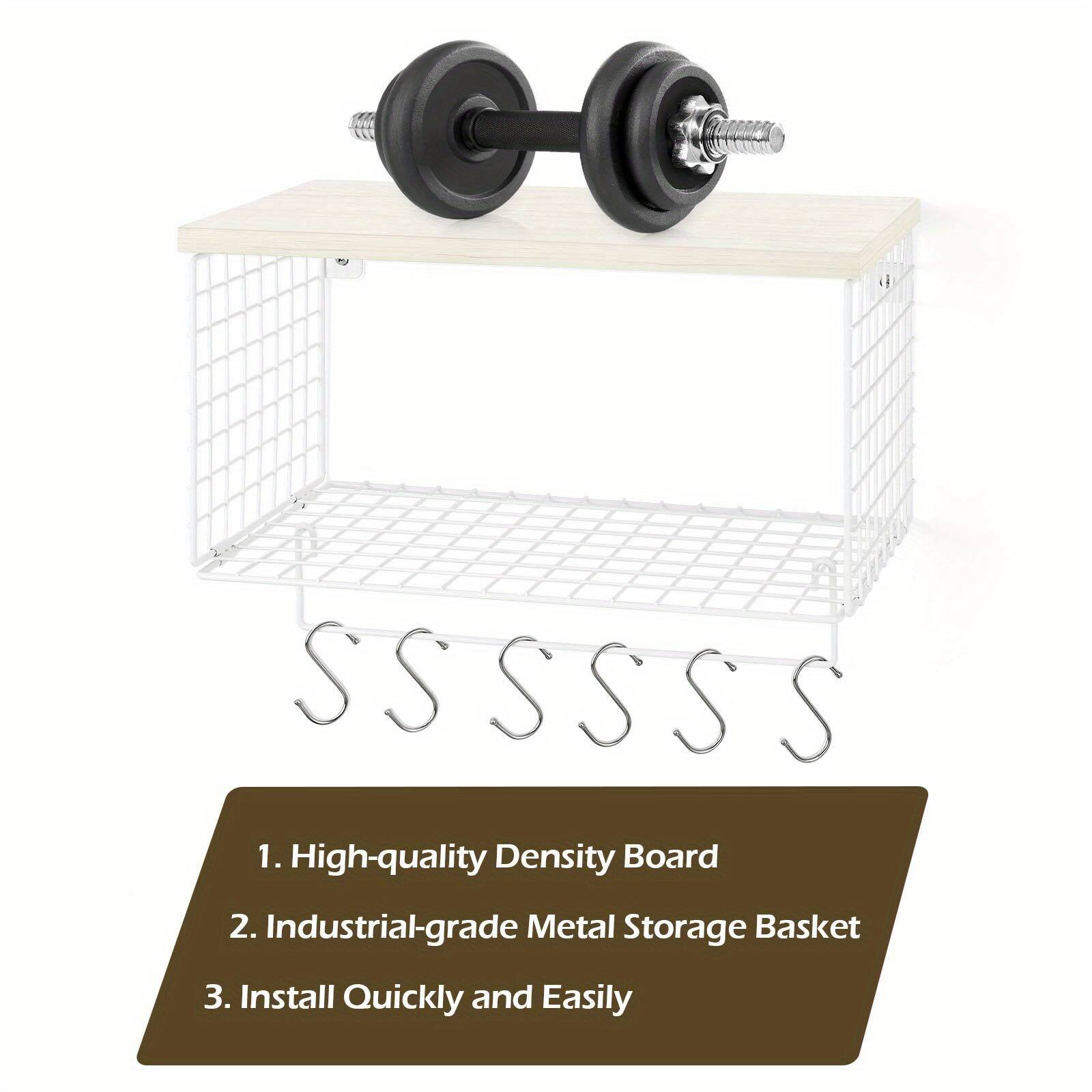 1. High-quality Density Board
2. Industrial-grade Metal Storage Basket
3. Install Quickly and Easily