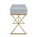 Alt View 12. Linon Home Décor - Edmore Two-Drawer Campaign Desk - Gray & Gold.