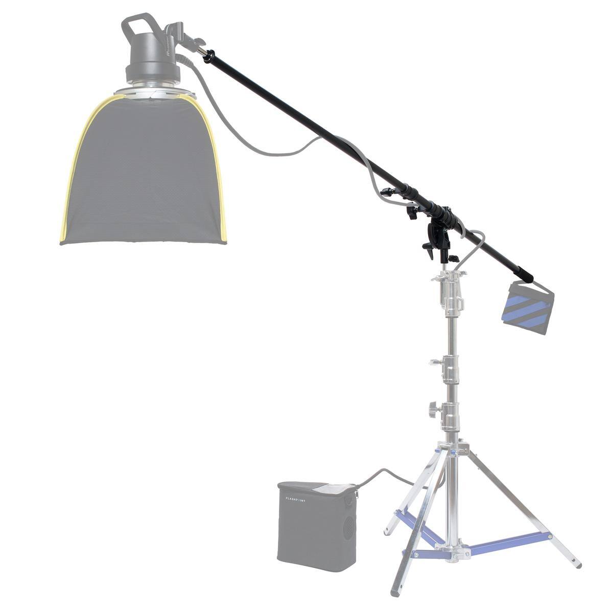 Alt View 3. Flashpoint - Flashpoint Boom Arm (Black Chrome-plated, 86").