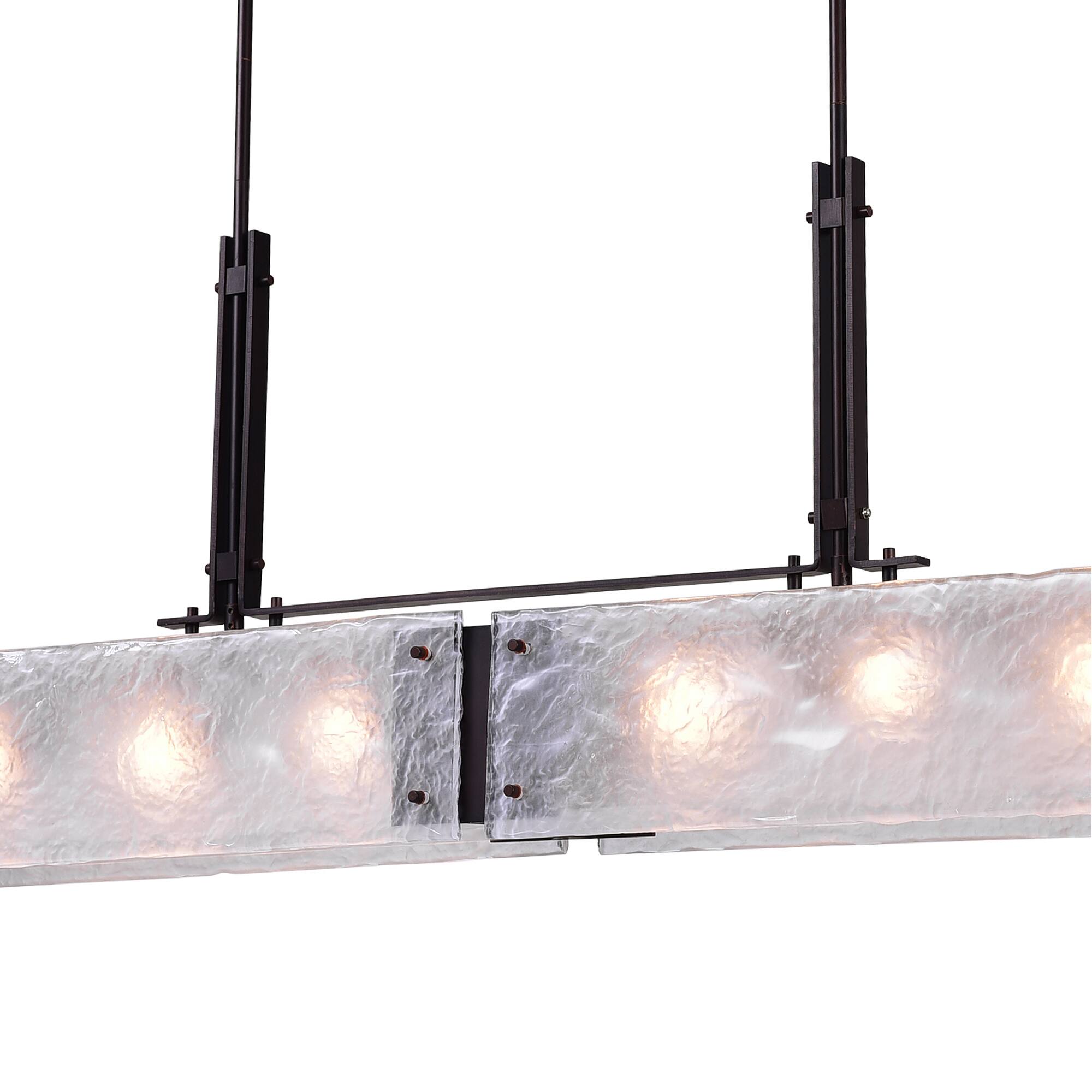 Back. CWI Lighting - Assunta 6 Light Chandelier With Black Finish - Black.