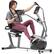 Front. Sunny Health & Fitness - Performance Smart Recumbent Bike with Arm Exerciser - Grey.