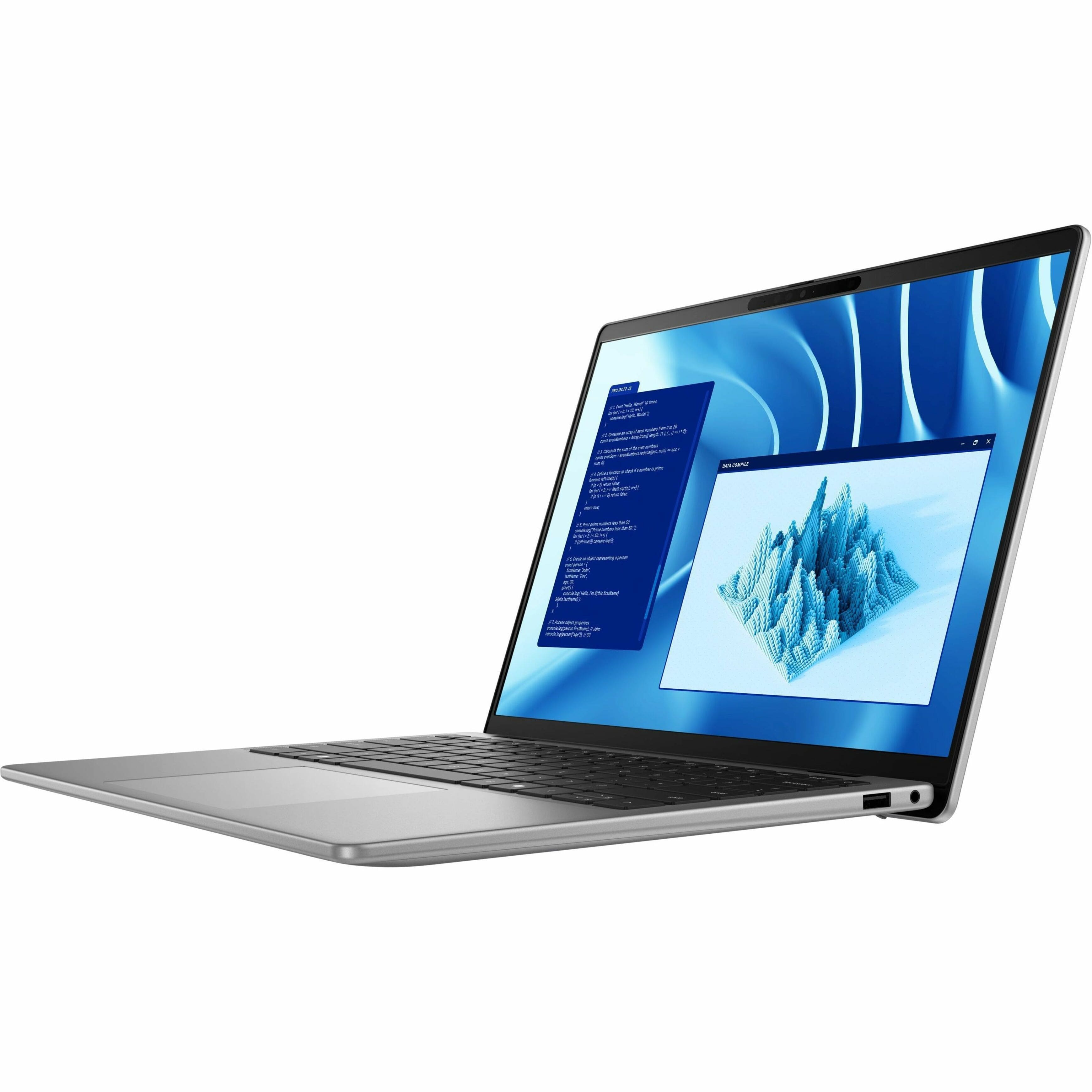Alt View 18. Dell - Latitude 7000 14" IPS LCD QHD+ Touch Screen Laptop - Qualcomm Snapdragon X Elite with 16GB Memory - 512GB SSD - Gray.