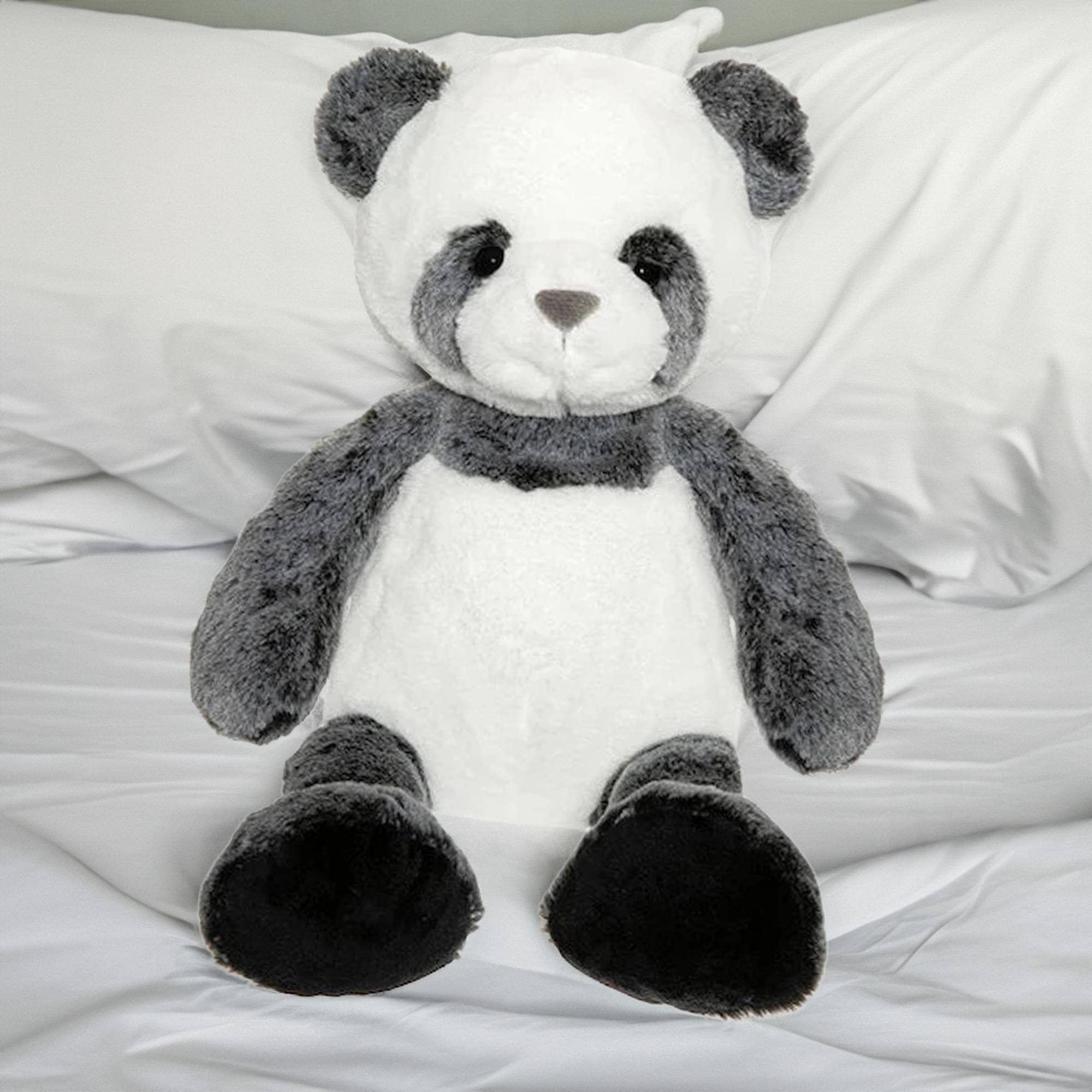Alt View 10. TriAction Toys - Teddykompaniet 18 Inch Plush | Panda - Black.