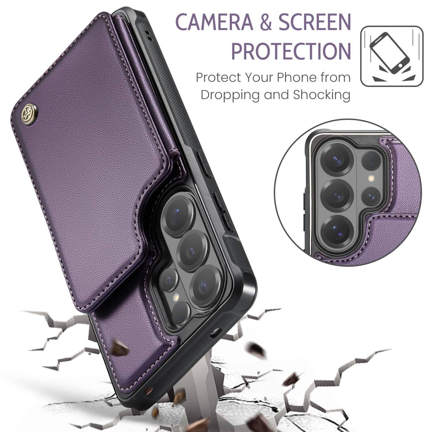 CAMERA & SCREEN PROTECTION  
Protect Your Phone from Dropping and Shocking