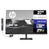 HP P27 G5 For Everyday Value 27" -5 To +25 Adjustable Tilt ANTI-GLARE FLICKER FREE IPS SuperCLEAR