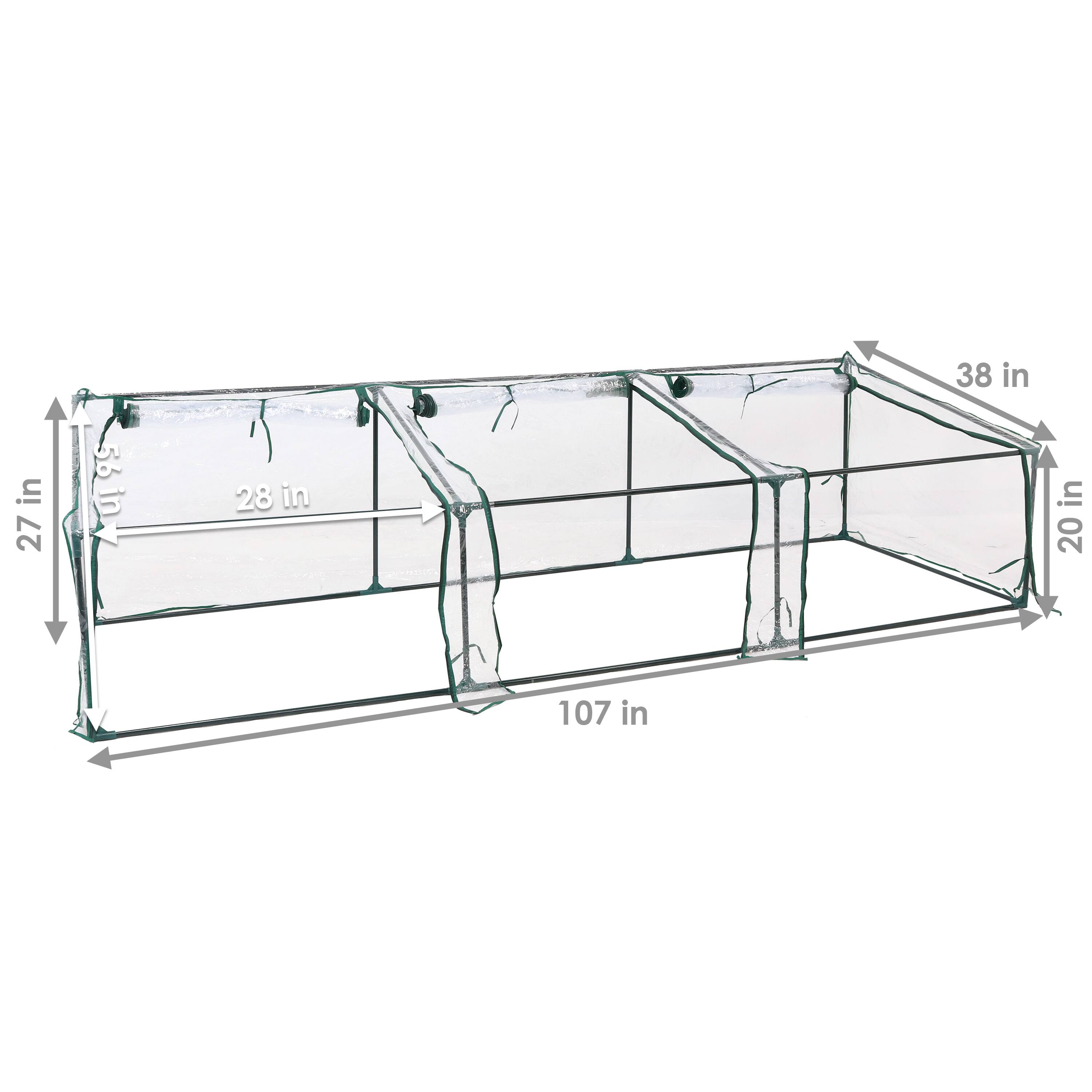 38 in  
20 in  
107 in  
28 in  
27 in